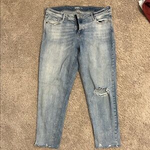 Old Navy Light Blue Distressed Jeans